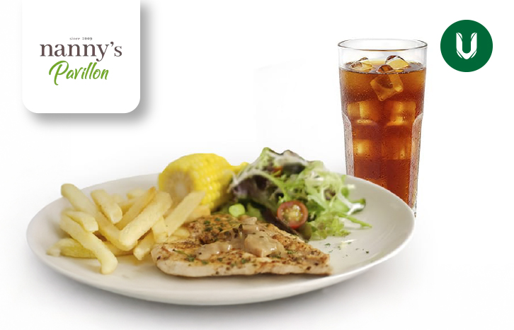 1 Chicken Steak + 1 Iced Tea Rp. 138.237