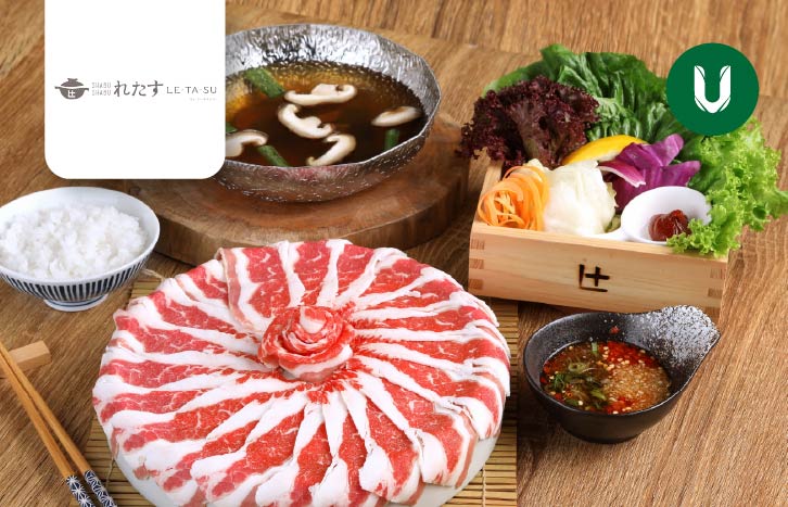 Shabu-Shabu Letasu Rp. 100.000