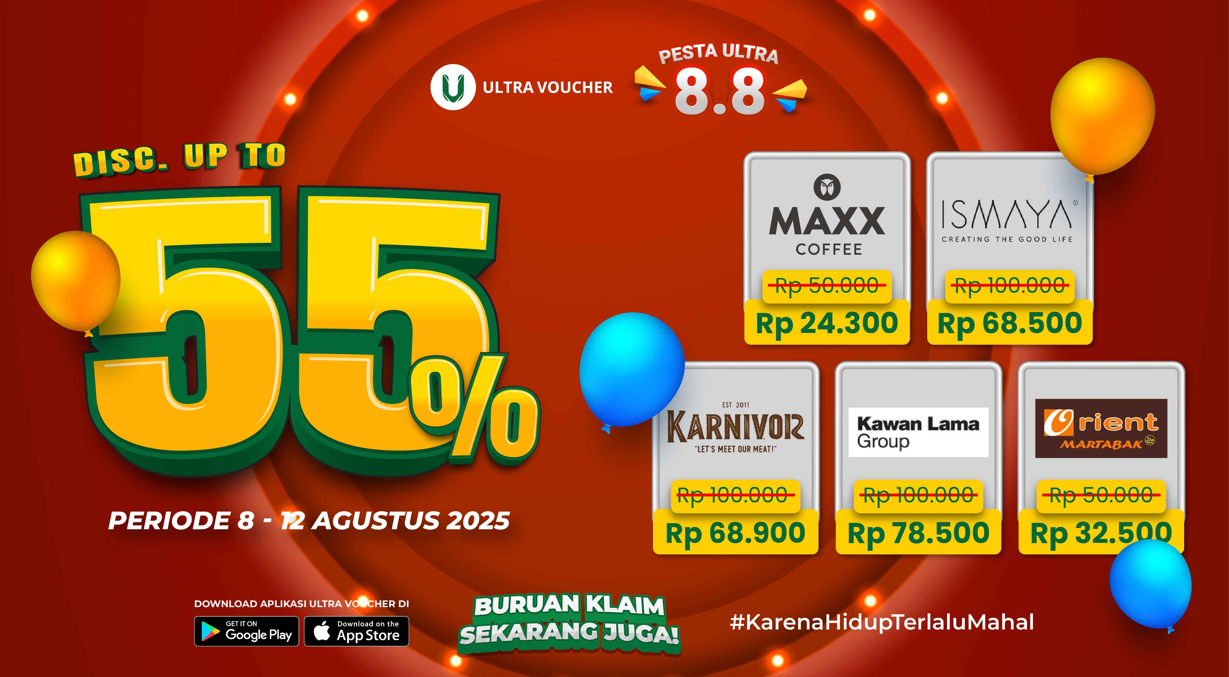 Pesta Ultra 8.8 (8-12 Agustus 2025)