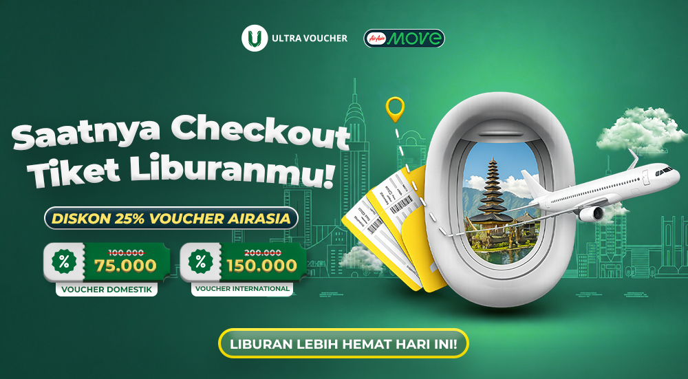 FLASH SALE 25% AIR ASIA VOUCHER