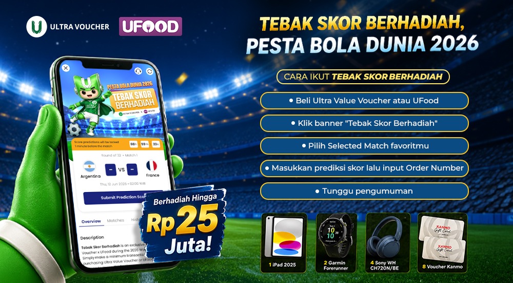 TEBAK SKOR BERHADIAH 3 - 20 Juli 2026