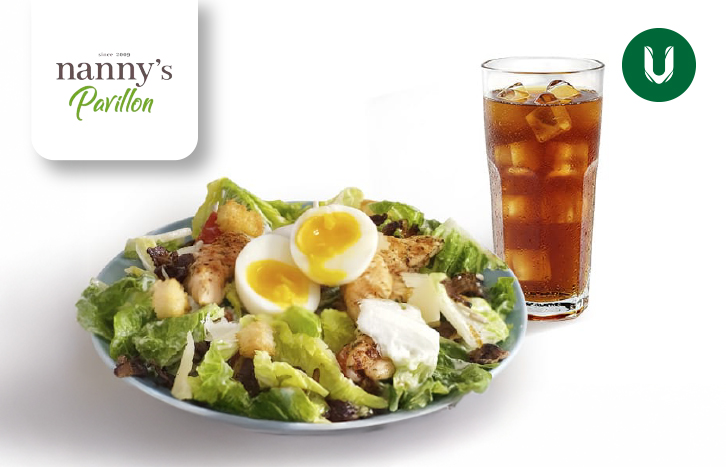 Ultra Nanny's Pavillon Feast - Voucher Digital 1 Caesar Chicken Salad + 1 Iced Tea . 121.836
